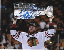STANLEY CUP BRYAN BICKELL SIGNED CHICAGO BLACKHAWKS 8X10