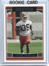 Jerome Harrison-Cleveland Browns-2006 Topps Special Edition Rookie Card #376. rookie card picture