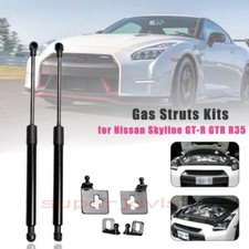 Bonnet Hood Shock Lift Struts Support Arm Gas Spring Fit For Nissan GT-R 2009-19