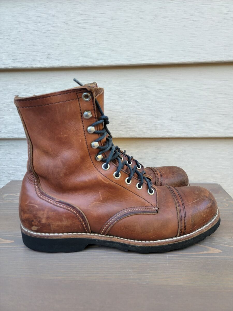 Discontinued Vintage Red Wing 915 Mens Boots Iron Ranger Discontinued Vintage Red Wing 915 Mens Boots Iron Ranger
