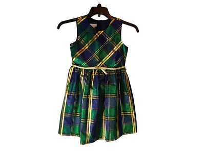 Bonnie Jean Girls' Sleeveless Fit Flare Strips Multicolor Dress sz 10 | eBay