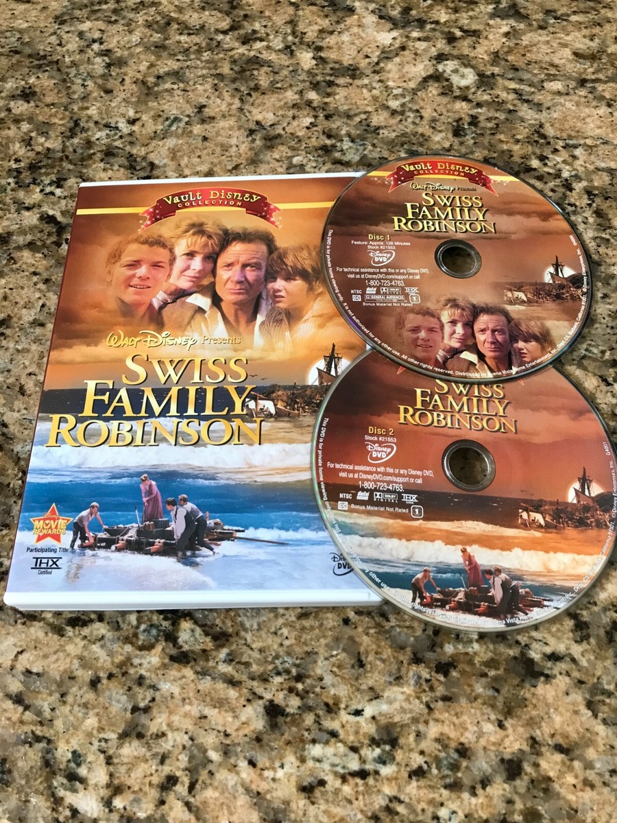 Swiss Family Robinson (DVD) Like New, 2 Disc Set. Disney. John