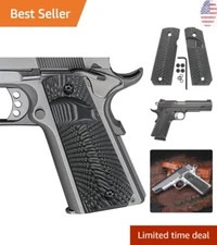 Customizable Sunburst Texture G10 Grips for 1911 Full-Size - Lightweight Design