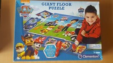 PAW PATROL GIANT FLOOR PUZZLE BY CLEMENTONI WITH ELECTRONIC PEN COMPLETE VGC