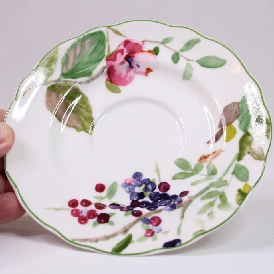 Винтажный Charter Club дома Macy's чашка и блюдце с дикими цветами цветной редкая - Изображение 2 из 4