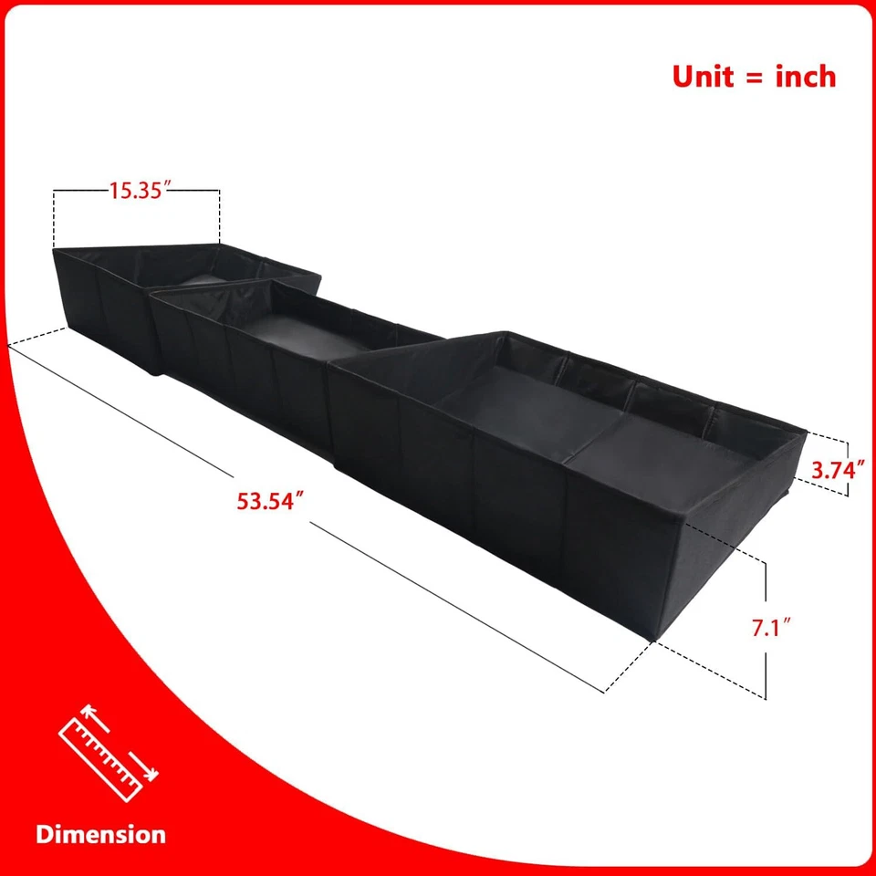 Under Seat Storage Bag For Chevy Silverado/GMC Sierra 1500 2014-18 2500 HD 15-19 Foto 4 de 4