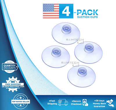 4-Pack Car Windshield Suction Cups For Escort Passport 8500 8500 X50 Mount 