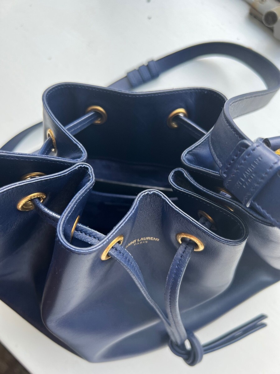 Saint Laurent bucket bag - Navy Blue | eBay