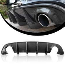 Carbon Fiber Style Rear Bumper Diffuser For 2015-2023 Dodge Charger Daytona SRT