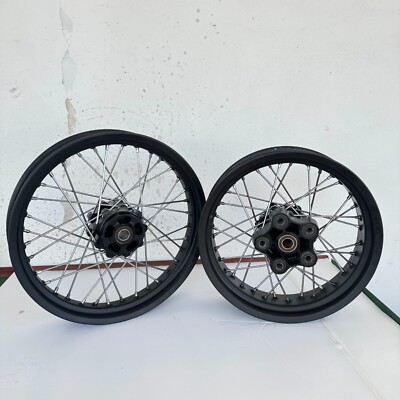 paar ORIGINAL DUCATI SCRAMBLER DESERT SLED SPEICHEN FELGEN