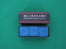 MORAKAMI BLUE PERFORMANCE BILLIARD CHALK