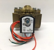 Parker 1 1/2" NPT Brass Solenoid Valve - Normally Closed