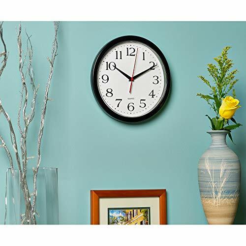 Large Wall Clock Silent Indoor Outdoor Battery Powered Analog Office