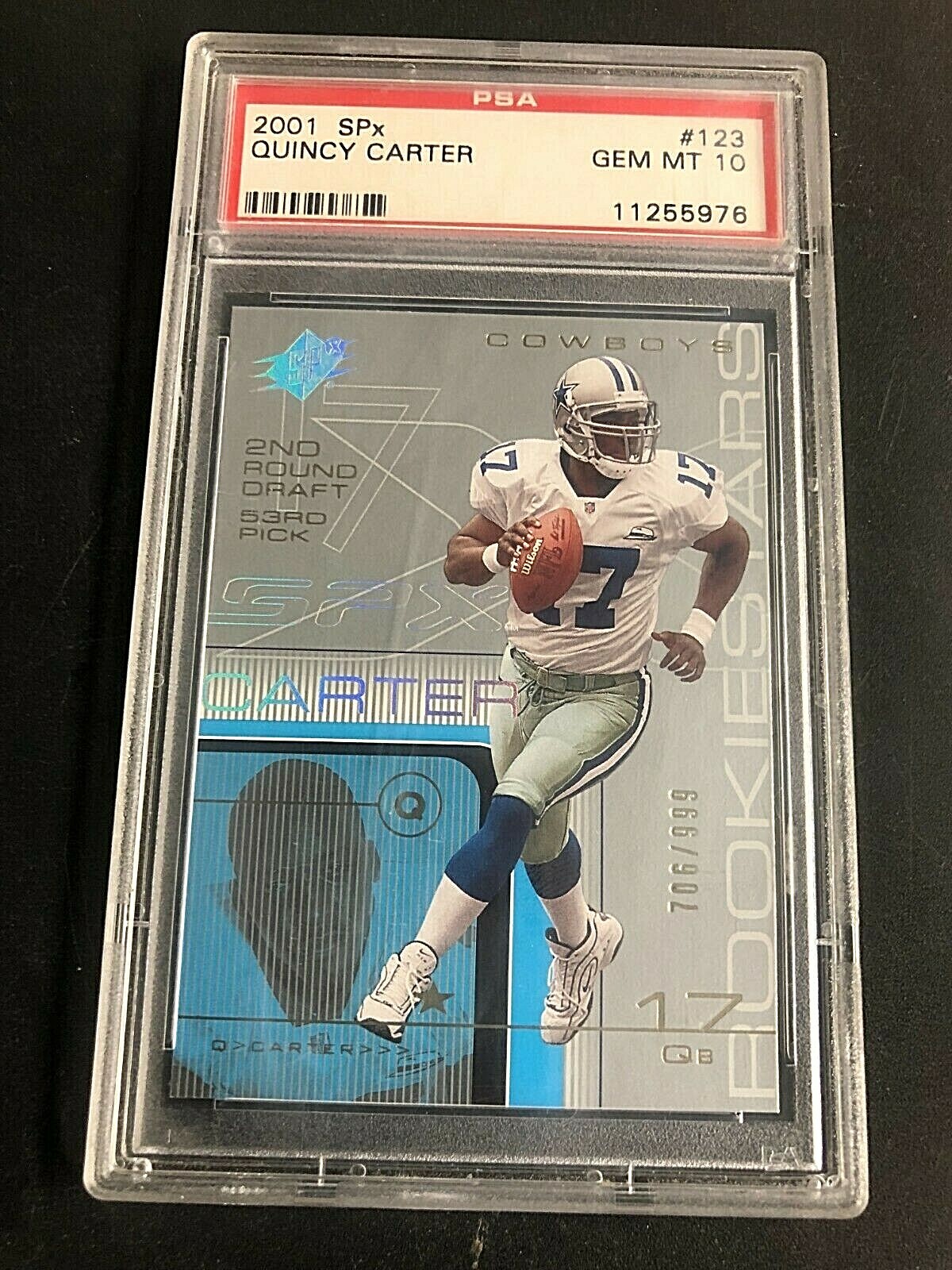 Quincy Carter Spx #123 Base