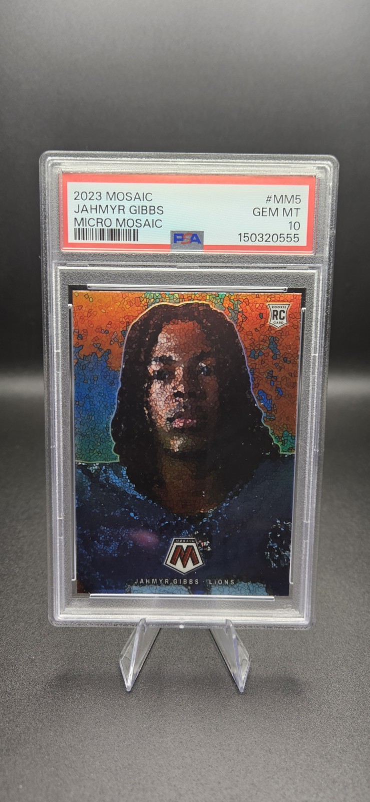 Jahmyr Gibbs Panini Mosaic Micro Mosaic #MM5 Base