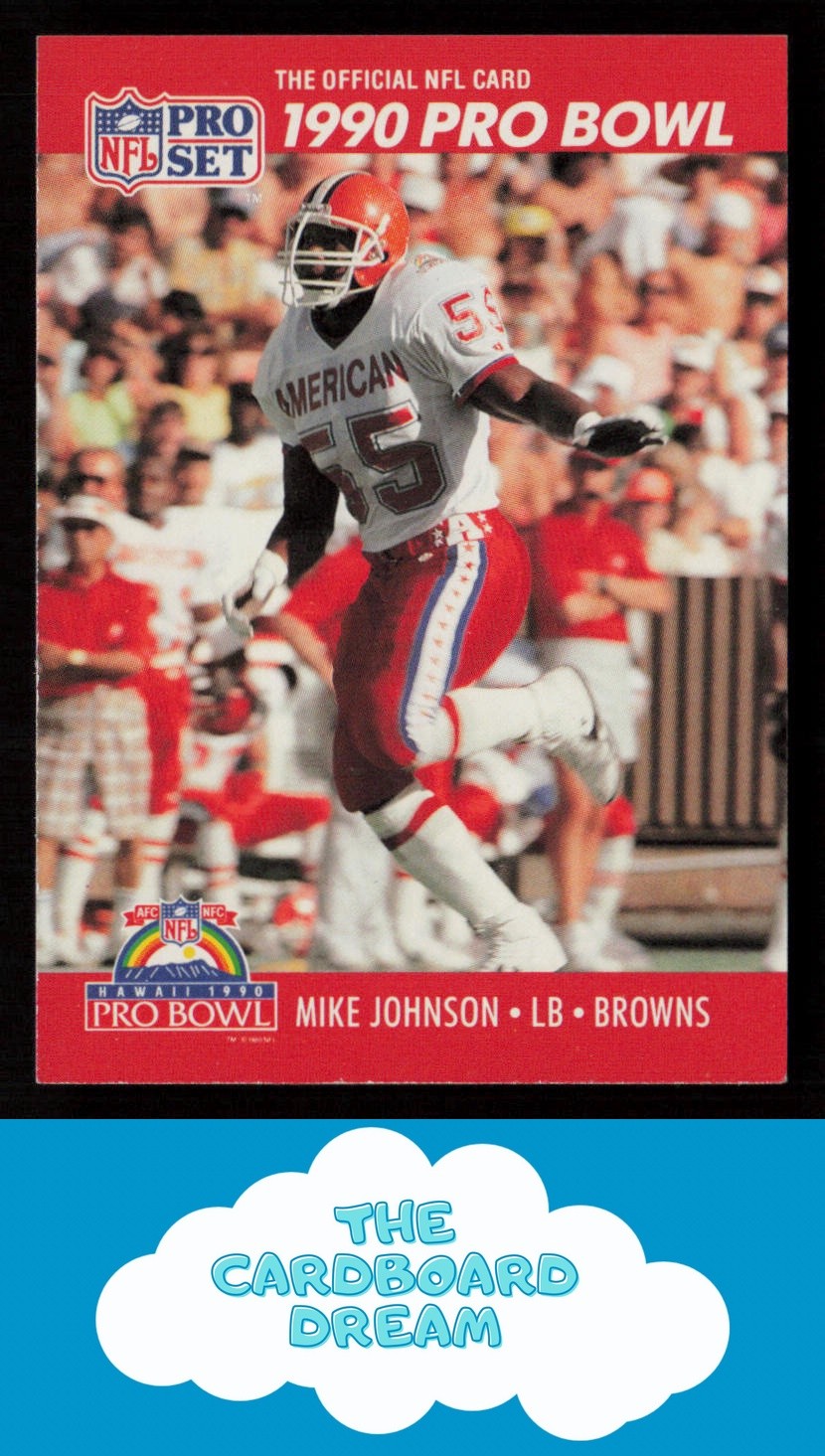 Mike Johnson 1990 Pro Set #347 Cleveland Browns