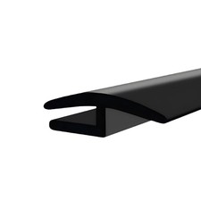 1.7M/ 5.6Ft Windshield Cowl Rubber Seal Strip, H-Shape Car Front and Rear