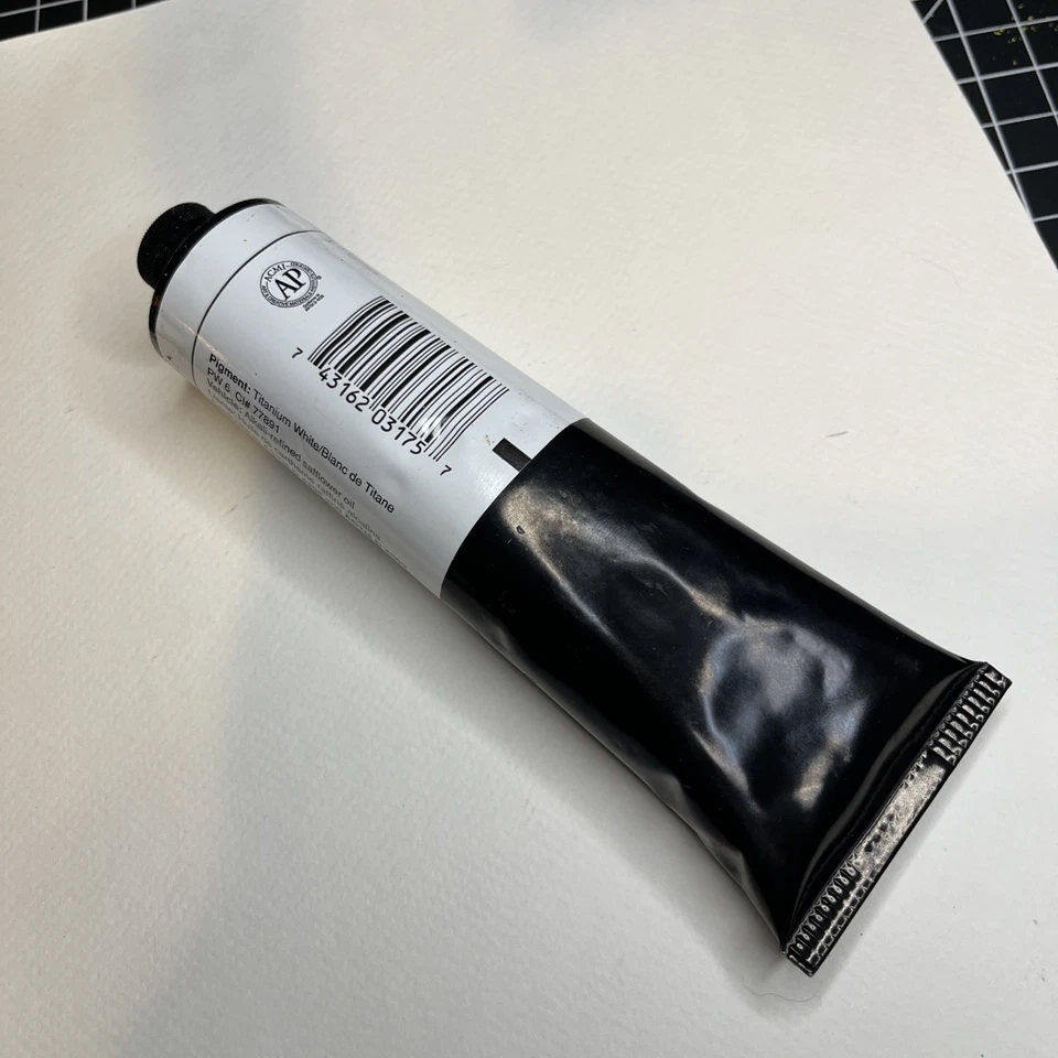 Daniel Smith TITANIUM WHITE Large 150 ml 5 fl.oz. Tube water soluble Oil Paint - Image 4 of 4