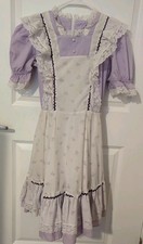 Jeri Bee Women's Size 8 S Vintage Lace Prairie Square Dancing Dress Floral Midi