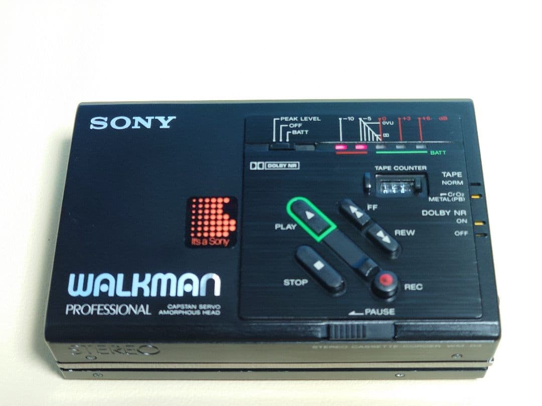 SONY WALKMAN カセットプレーヤーWM-D3 Sony Walkman WMD3 Professional Stereo Cassette Recorder - Black