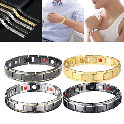 Magnetarmband Titan Stahl Armband für Karpaltunnel Herren