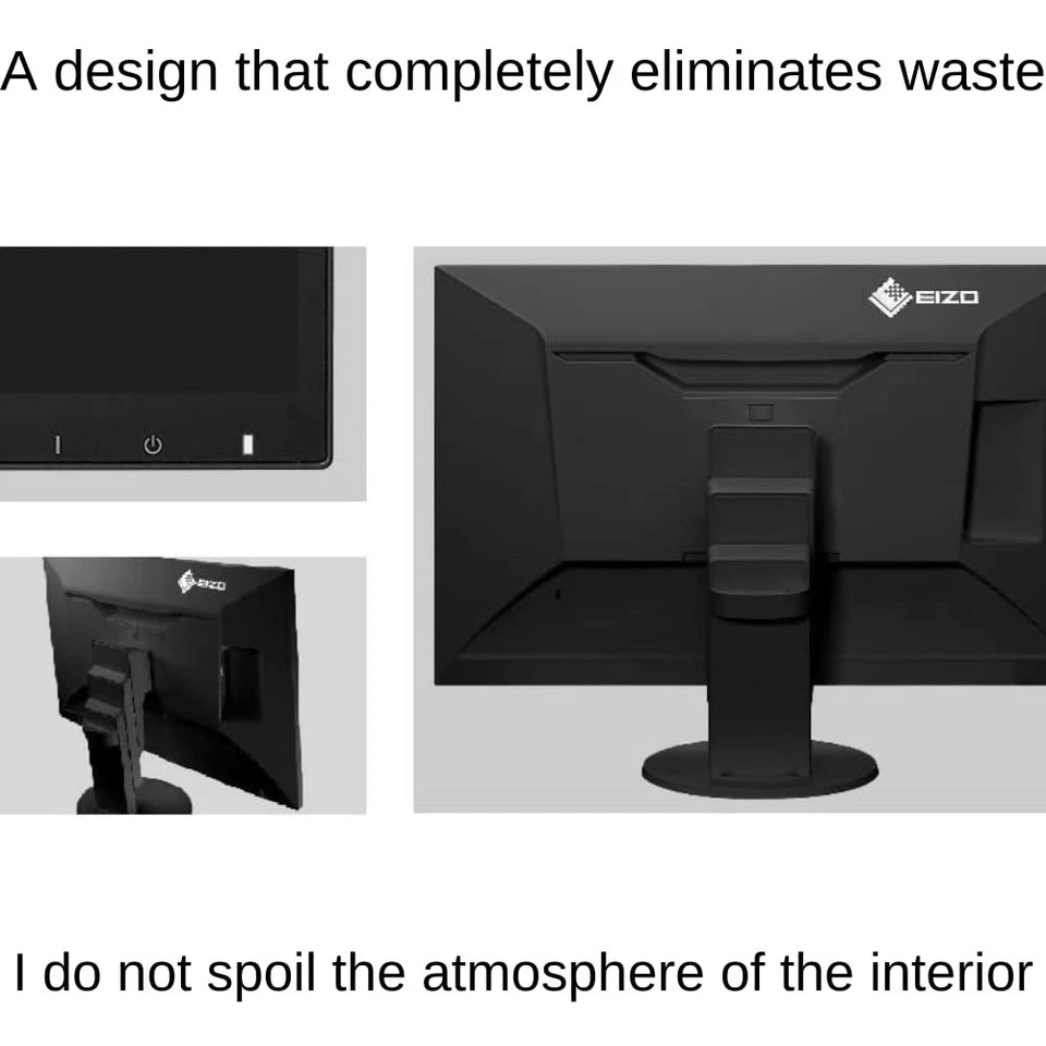 Eizo FlexScan LED LCD 24.1" Professional IPS Monitor 1920 x 1200 (EV2456FX-BK) - Image 3 of 4