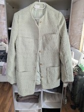 Bouclejacke grün S Damen
