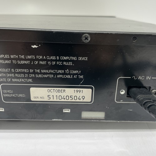 Vintage Onkyo DX-C201 5 CD Compact Disc Changer Player Carousel *SERVICED READ - Picture 6 of 8