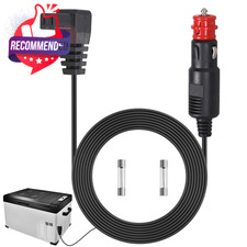 12V Car Refrigerator DC Power Cord, Suitable for 12V/24V Portable...