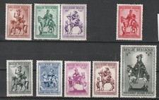 timbres Belgique (JD500)-1941- Croix Rouge  n°583/ 592- N* -NSG