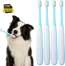 4 Pcs Toothbrush for Small Dogs Puppy Tooth Brushing Kit Soft Dog Toothbrush Sma