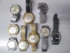 Vintage Lot of 9 Timex Men's Watches