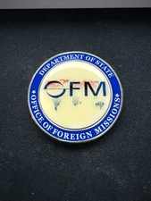 Challenge Coin Department of State Ofice of Foreign Missions New Orleans