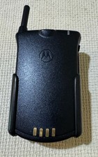 Motorola StarTAC Digital Flip Cell Phone Belt Clip Vintage 1990 Untested Black