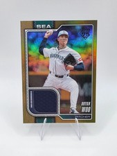2026 Topps Series 1 - Bryan Woo - #62 Game Used Relic Gold 43/50 - Mariners