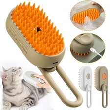 3 in 1 Pet Steam Brush Electric Spray Cat Dog Grooming Comb Hair Remover