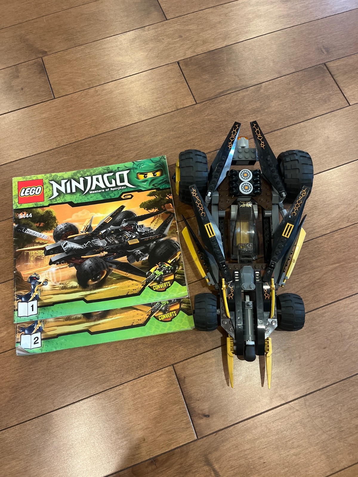 Lego Ninjago 9444 Cole's Tread Assault Complete With Manuals No Minifigures