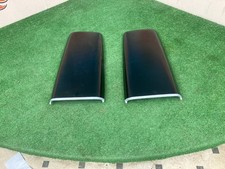 Original 1969-72 Black Twin Hood Scoops Wbezel Mopar A B-body Ram Air