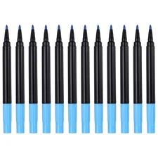 Chalk Board Marker Pens, 12 Pcs Liquid Chalk Markers Erasable, Sky Blue