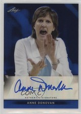 2012-13 Leaf Metal Holo Blue 16/25 Anne Donovan #BA-AD3 Auto HOF 0m0