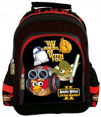 Plecak szkolny wielokomorowy Angry Birds Star Wars St. Majewski wielokolorowy 12