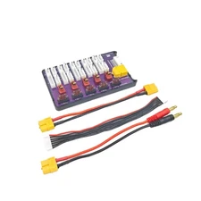 T Plug Deans Parallel Charge Board 2S-6S Lipo Balance Charging Board Imax B6 ...