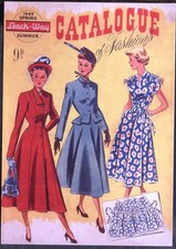 Modern Postcard: Front Cover of 1949 Fashion Magazine/Catalogue. Free UK p&p