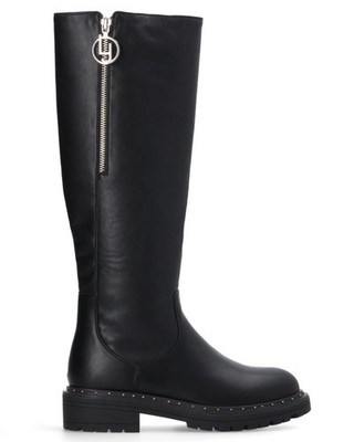 Boots Liu Jo  Knee Boot Woman Leather Black