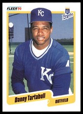 Danny Tartabull 1990 Fleer #120 Royals MLB READ FREE SHIPPING AutographDen