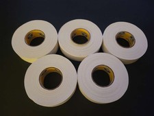 Lot Of Five Rolls Howies Hockey White Cloth Tape New