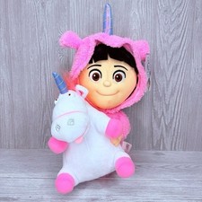 Nwt Despicable Me Agnes With Unicorn Plush Universal Studios Minions toy fluffy