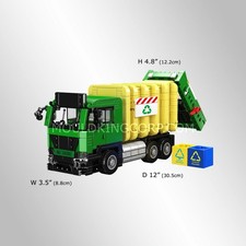 Mould King 24088 Eco-Friendly Garbage Truck Building Set | 646 Pcs