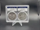 2021 $1American Silver Eagle Type 1 and 2 - PCGS MS70 - Struck At West Point