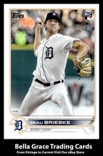 2022 Topps Update Beau Brieske #US23 Detroit Tigers Rookie MLB Baseball 